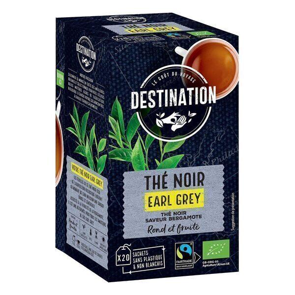 Thé noir Earl Grey 20 sachets