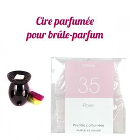 Pastilles de cire parfumée, senteur "Rose" par Drake