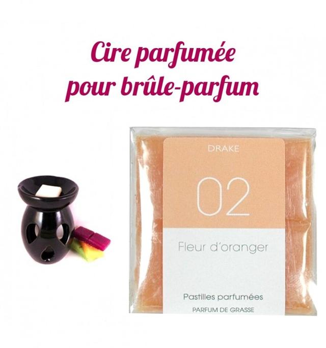 Pastilles de cire parfumée, senteur "Fleur d'Oranger" par Drake