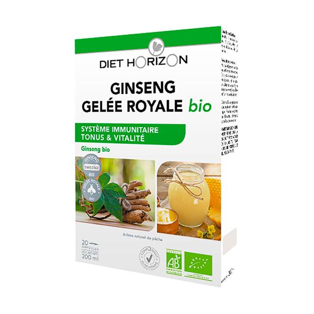 Ginseng Gelée Royale Bio 20 ampoules de 10ml