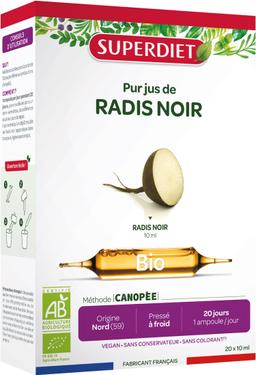 Ampoules de radis noir 20x15ml