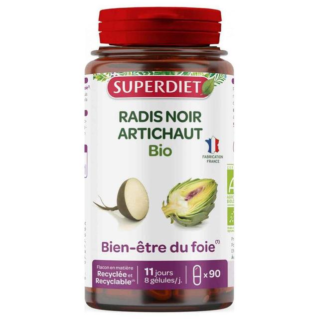 Radis noir et artichaut bien-être du foie 90 gélules