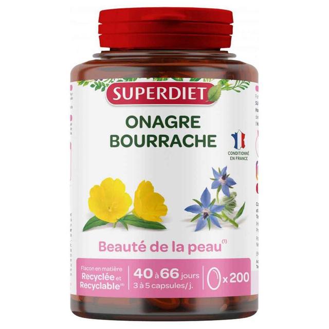 Huile onagre et bourrache 200 capsules