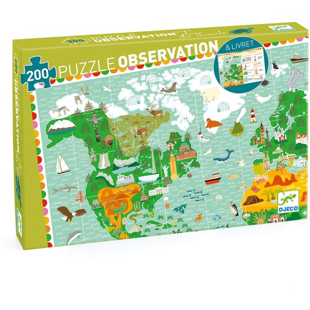 Puzzle Observation 200p Tour du monde