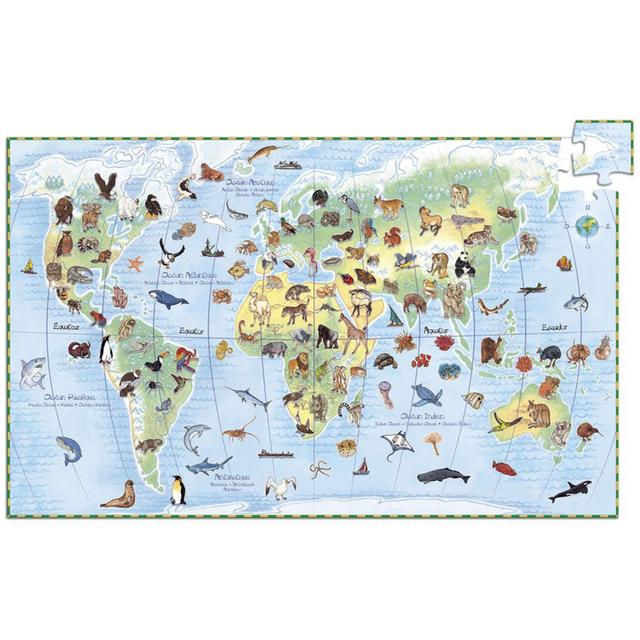 Puzzle Observation 100p Les animaux du monde