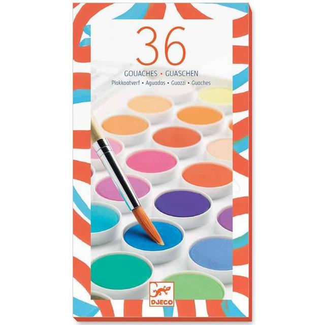 36 pastilles de gouaches -