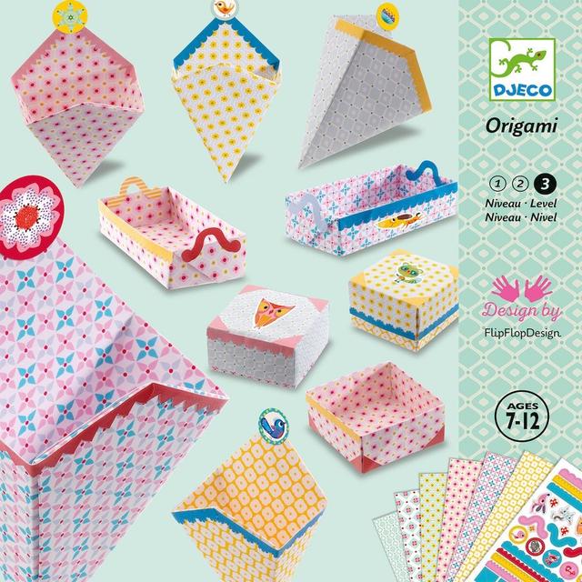 Origamis petites boites - TROIS FORMES