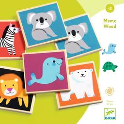 Jeu educatif en bois Memo wood