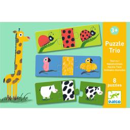 Puzzle trio Tout nu 8x3 pcs - Djeco