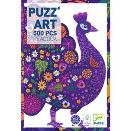 Puzzle Puzz'Art Peacock 500 pcs - Djeco