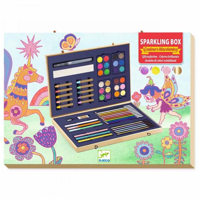 Coffret coloriages Sparkling box Djeco