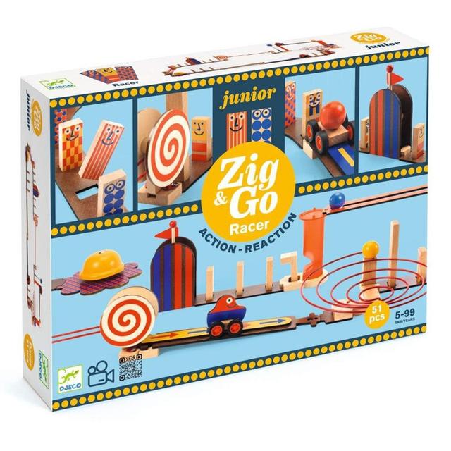 Zig & Go Junior - Racer - 51 pcs - Djeco