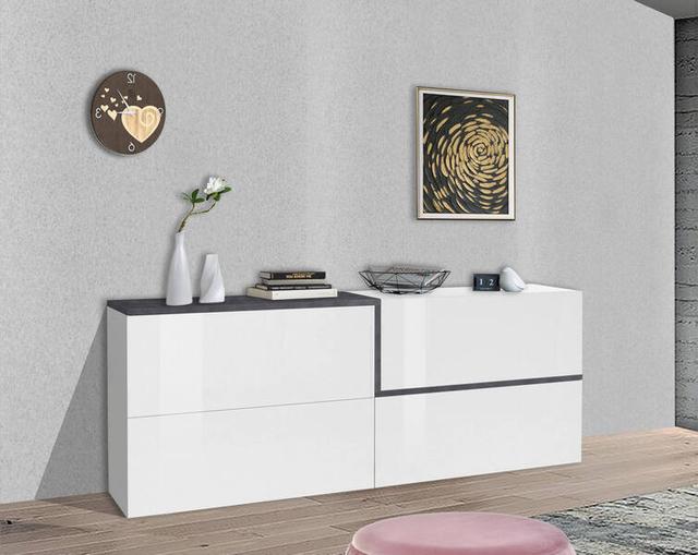 Buffet moderne avec 4 portes