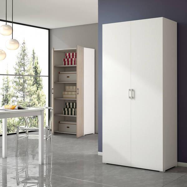 Armoire polyvalente avec 2 portes battantes