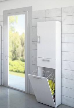 Armoire à linge avec 1 porte