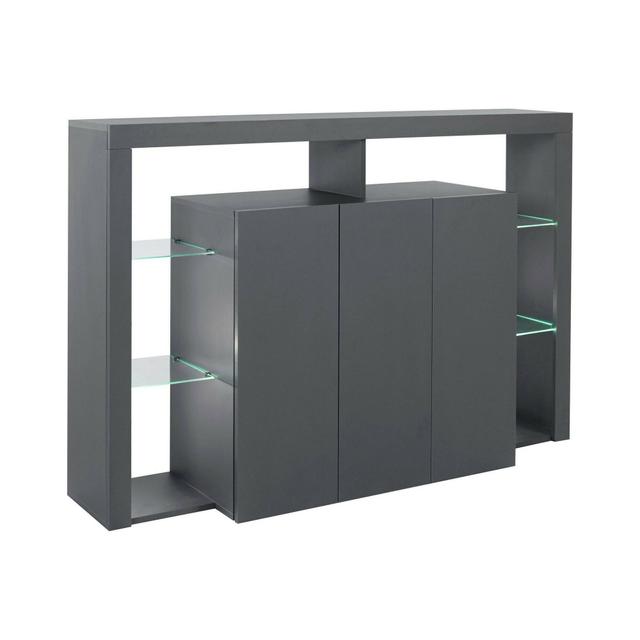 Buffet Ddacunh Anthracite 150x40h100 cm