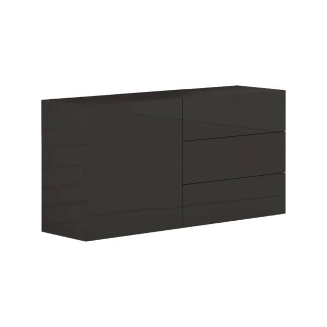 Buffet Dcomuzz Anthracite poli 110x40h35.2 cm