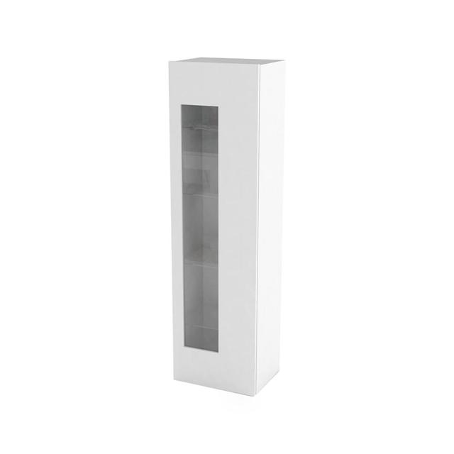 Vitrine Dizz Blanc brillant 45x34h162 cm