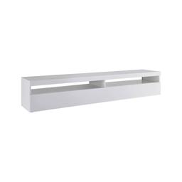 Meuble TV Dcanott Blanc brillant 200x45h36 cm