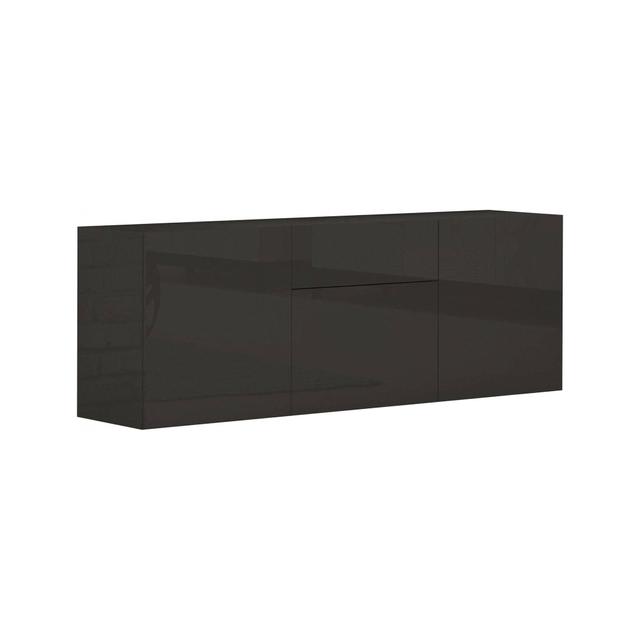 Buffet Dmobil Anthracite poli 170x40h35.2 cm