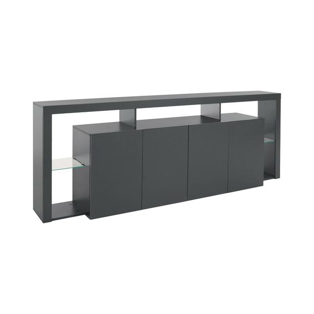 Buffet Ddalessandr Anthracite 220x40h80 cm