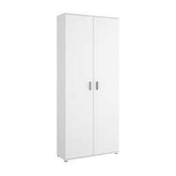 Armoire polyvalente à 2 portes Ddeiol Blanc 78x35h190 cm