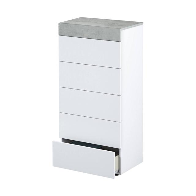 Commode Dferri Blanc 61x40h118 cm