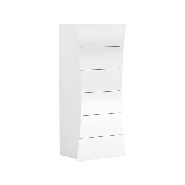 Commode Ddipard Blanc brillant 50x40h121.7 cm