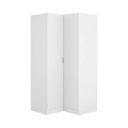 Garde-robe 2 portes Dcipo Blanc 90.5x92.5h184 cm