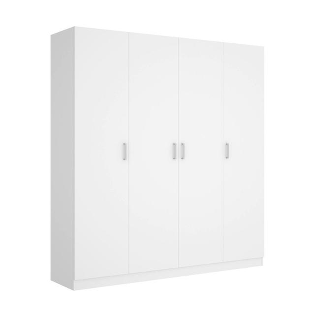 Grande Garde-robe Danna Blanc 200x52h215 cm