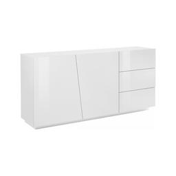 Buffet Dfogli Blanc brillant 180x43h86 cm