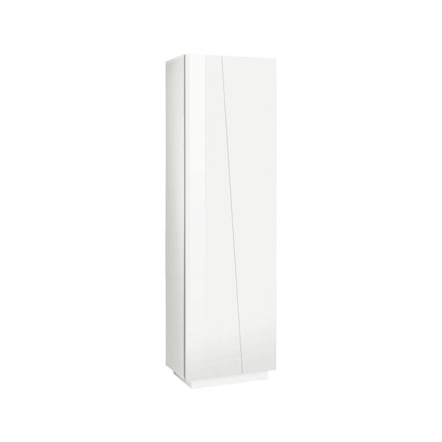 Armoire polyvalente à 2 portes Dheft Blanc  60x38h199.7 cm