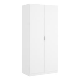 Garde-robe 2 portes Deder Blanc 81x52h184 cm