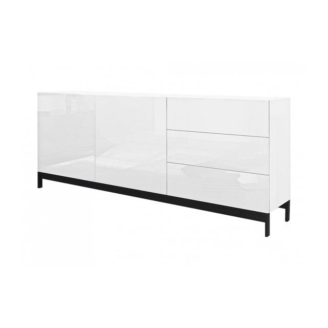 Buffet Dghiand Blanc brillant 170x40h47.7 cm