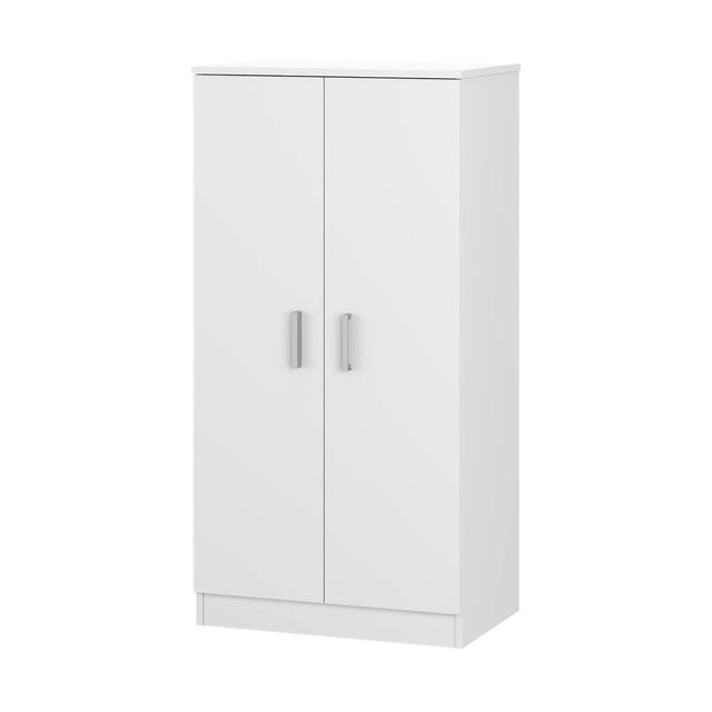 Armoire polyvalente à 2 portes Dbonucc Blanc 55x36h108 cm