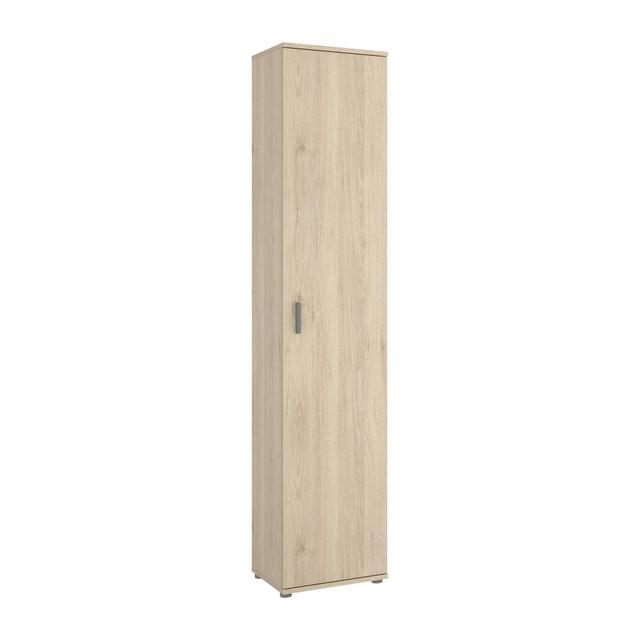 Armoire polyvalente 1 porte Dfuzat Chêne 39x35h190 cm