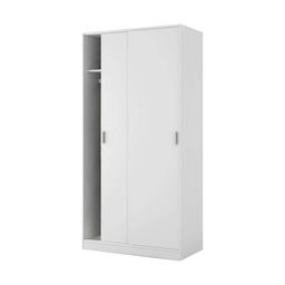 Garde-robe 2 portes Dagnan Blanc 100x50h200 cm