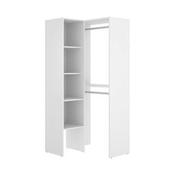 Grande Garde-robe Dalmic Blanc 79.4x88.4h185.5 cm