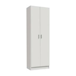 Armoire polyvalente à 2 portes Dmarra Blanc 59x37h180 cm