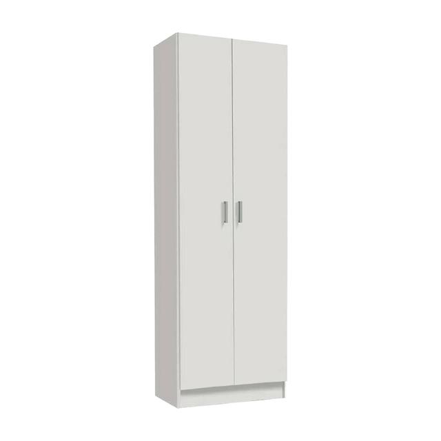 Armoire polyvalente à 2 portes Dmarra Blanc 59x37h180 cm