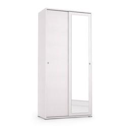 Garde-robe 2 portes Dmontic Blanc 90x45h195 cm