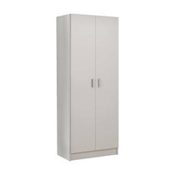 Armoire polyvalente à 2 portes Dabaldi Blanc 73x37h180 cm