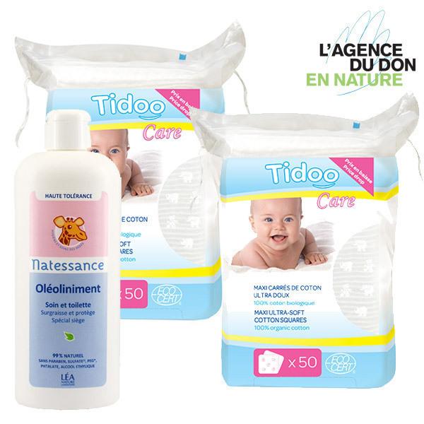 Pack don en nature Liniment et Cotons