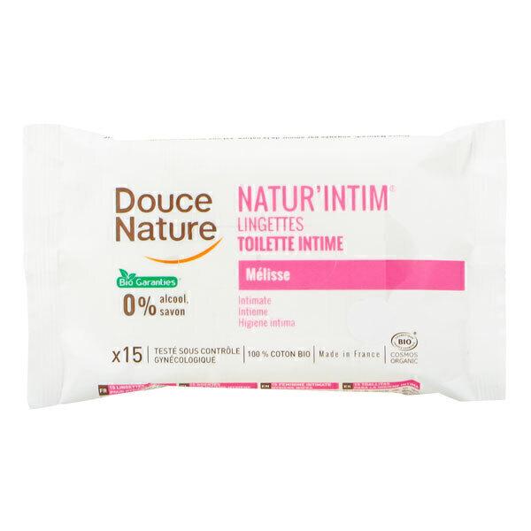 Natur'intim 15 lingettes toilette intime