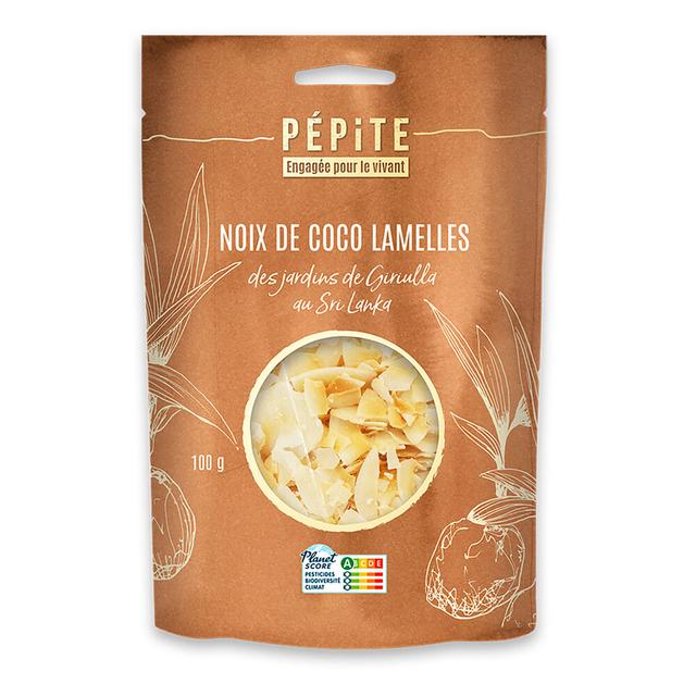 Noix de coco lamelles du Sri Lanka 100g