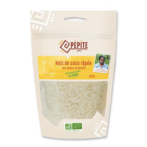 Noix de coco râpée du Sri Lanka Bio - 125 g