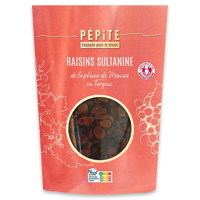 Raisins sultanine de la plaine de Manisa en Turquie 600g