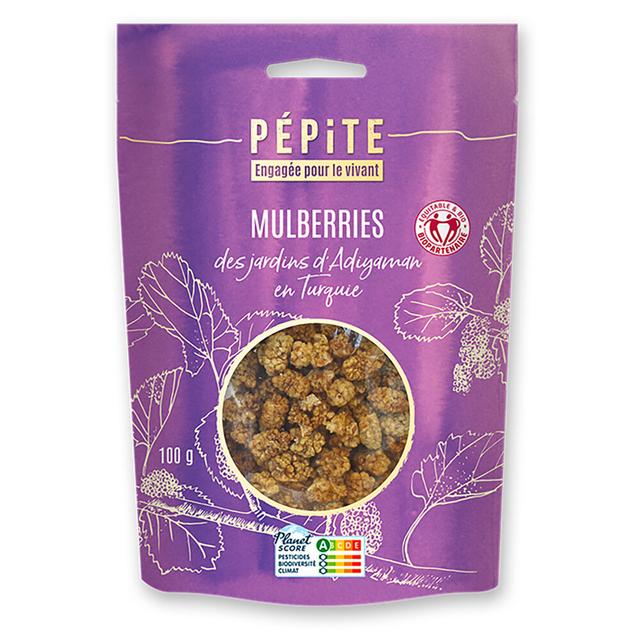 Mulberries séchées d'Andiyaman Turquie 100g