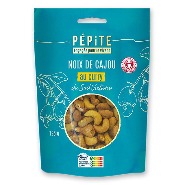 Noix de cajou au curry 125g