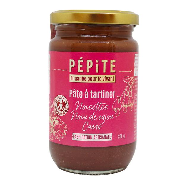 Pâte à tartiner 75% noix de cajou et noisettes 300g